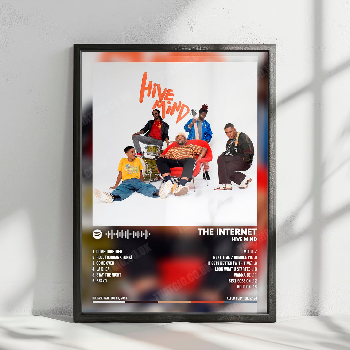 The Internet "Hive Mind" Album Cover Poster - with Complete Tracklist