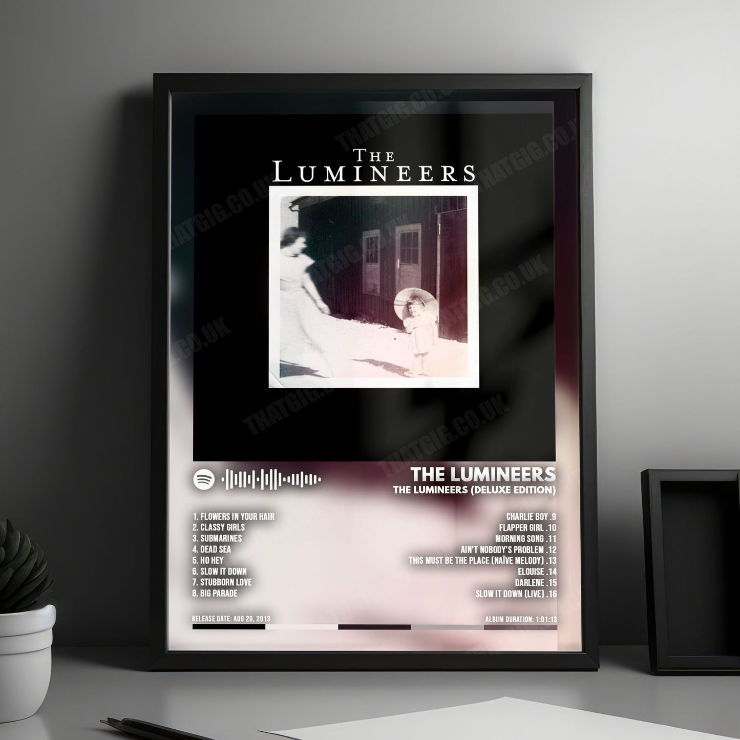 The Lumineers "The Lumineers (Deluxe Edition)" Album Cover Poster - with Complete Tracklist
