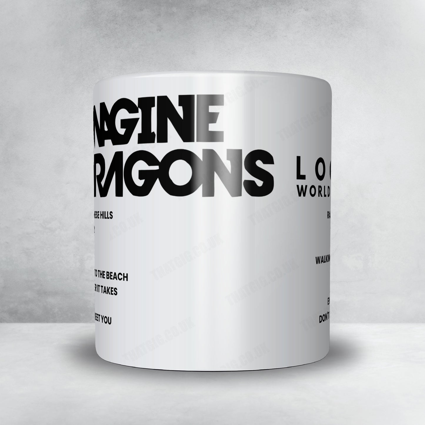 Imagine Dragons Setlist Mug - Northwell Health at Jones Beach Theater, Wantagh - August 2nd, 2024