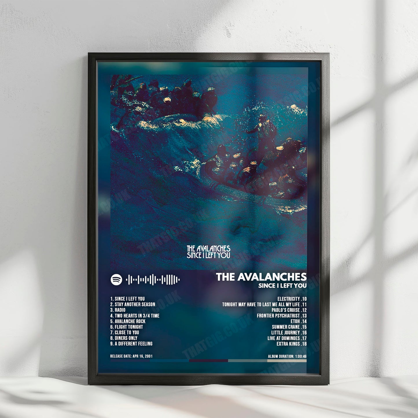 The Avalanches "Since I Left You" Album Cover Poster - with Complete Tracklist