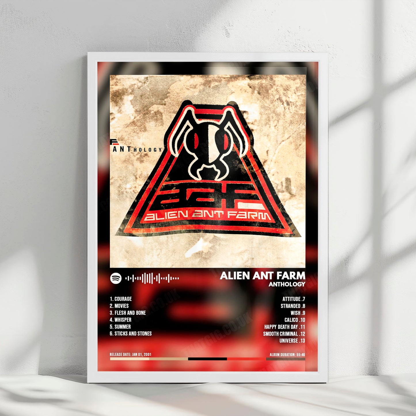 Alien Ant Farm "ANThology " Album Cover Poster - with Complete Tracklist