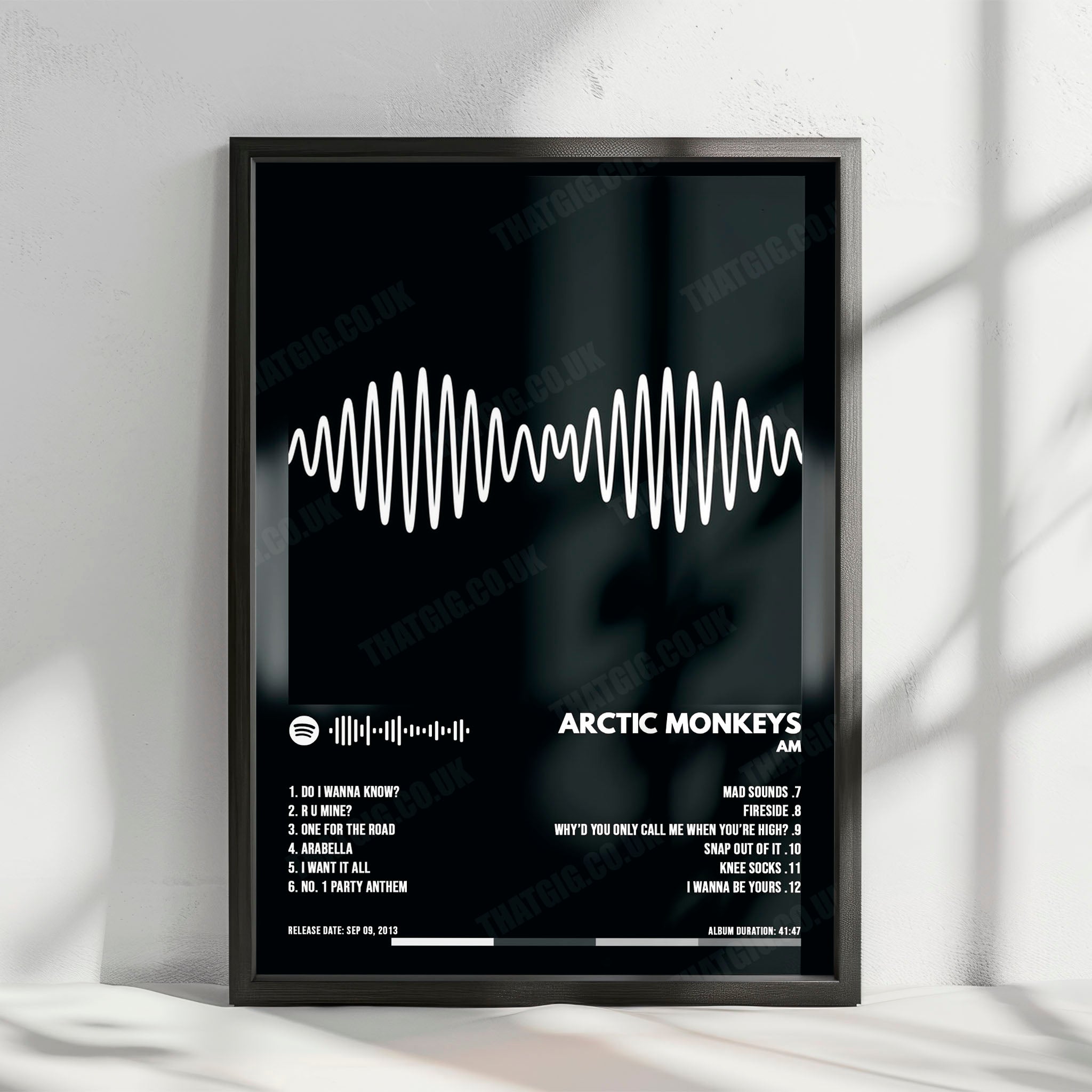 Arctic Monkeys AM Album Cover Poster Complete Tracklist Rock Art arctic-monkeys-am-album-cover-poster-complete-tracklist-rock-art