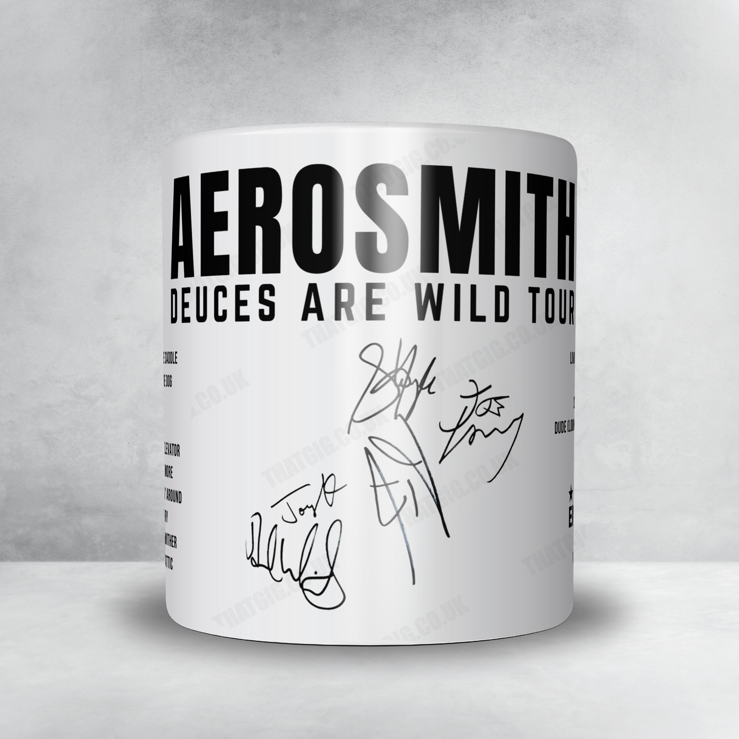 Aerosmith Setlist Poster - Park Theater at Park MGM, Las Vegas - April 6th, 2019