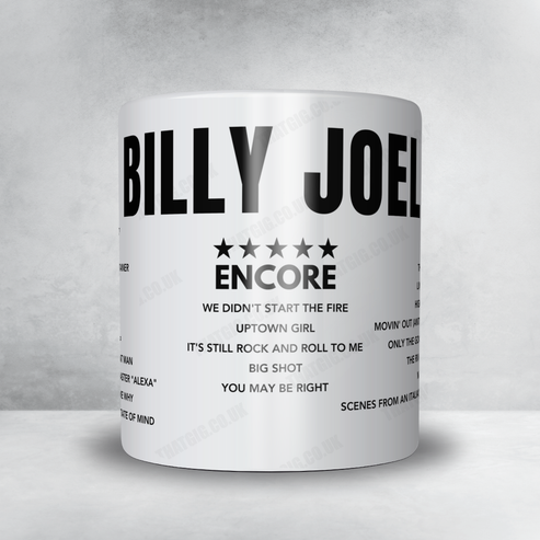 Billy Joel Setlist Mug - Raymond James Stadium - February 24th, 2024