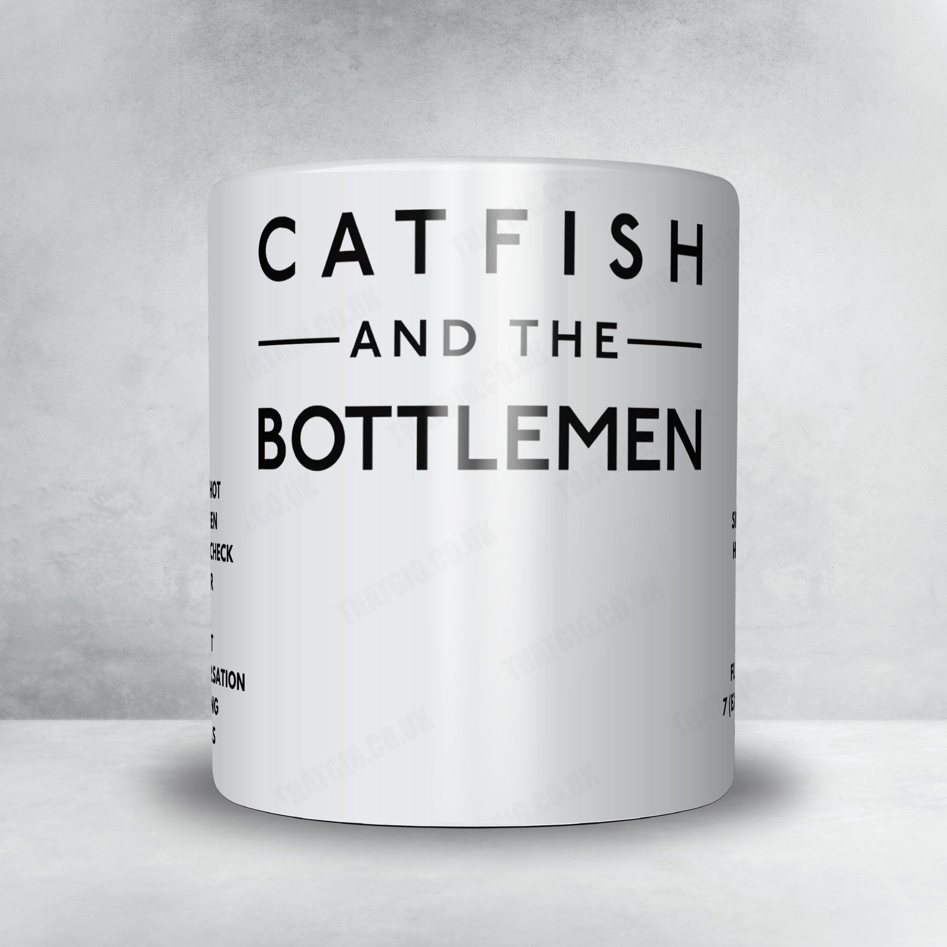 Catfish and the Bottlemen Setlist Mug - Trix Zaal, Borgerhout - February 2nd, 2020