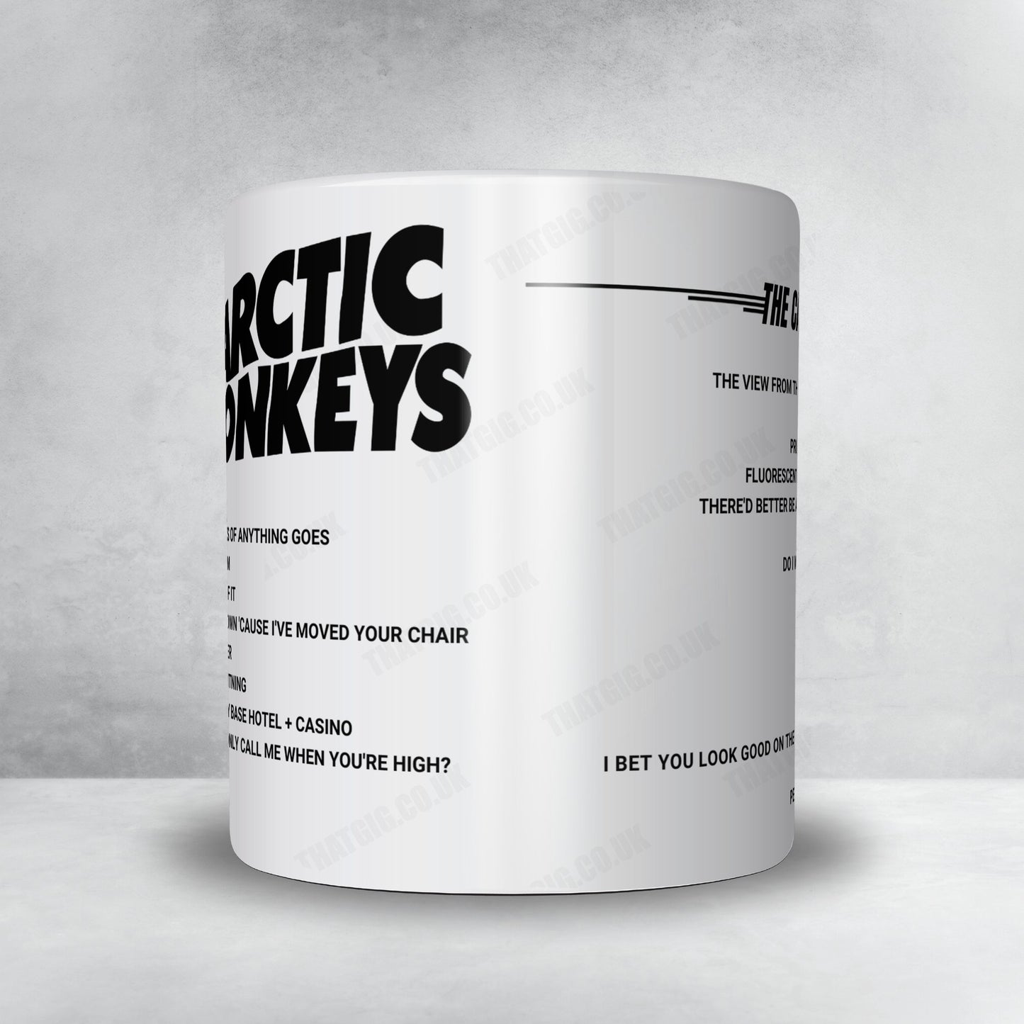 Arctic Monkeys Setlist Poster - Stradbally Hall, Stradbally - September 4th, 2022