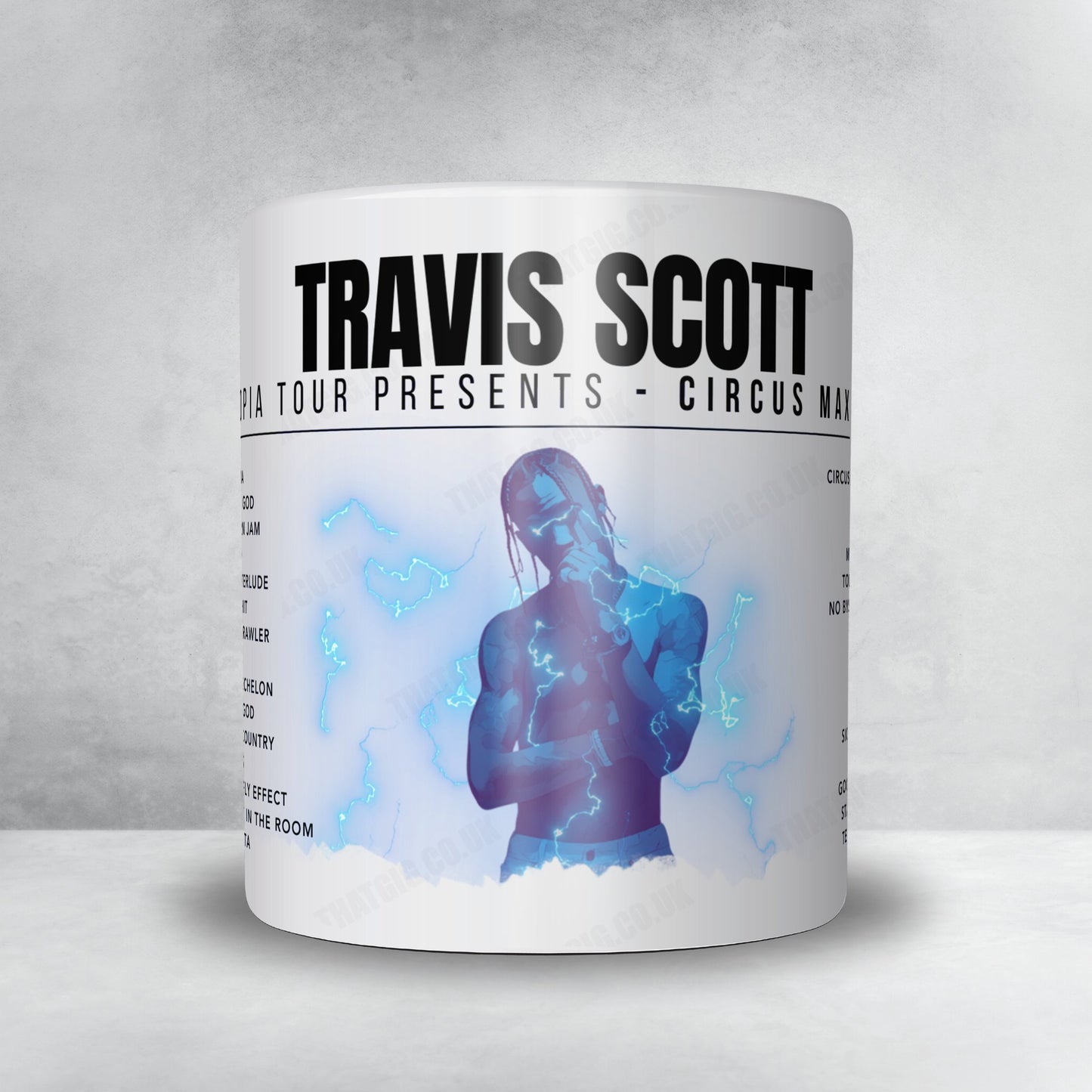 Travis Scott Setlist Poster - Allianz Parque, São Paulo, Brazil - September 11th, 2024