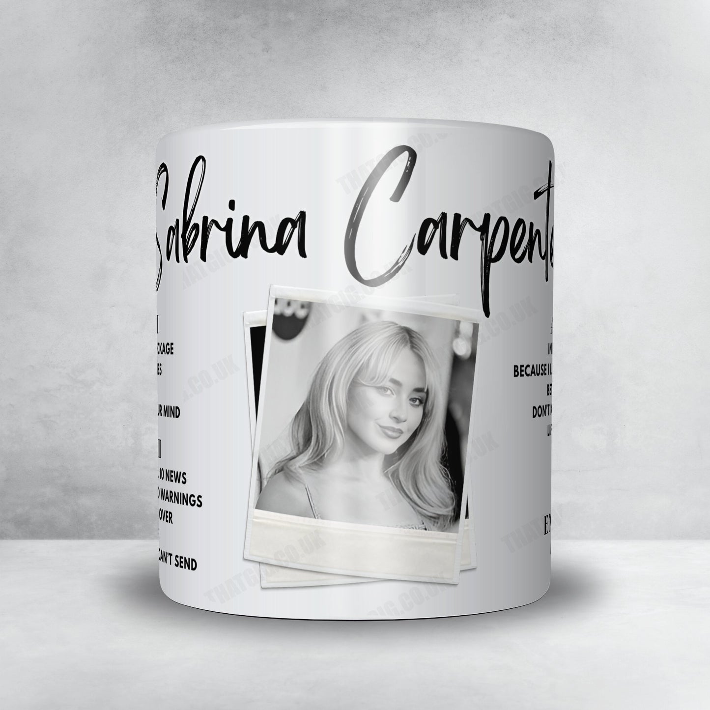 Sabrina Carpenter Setlist Mug - Kia Forum, Inglewood, CA, USA - November 17th, 2024