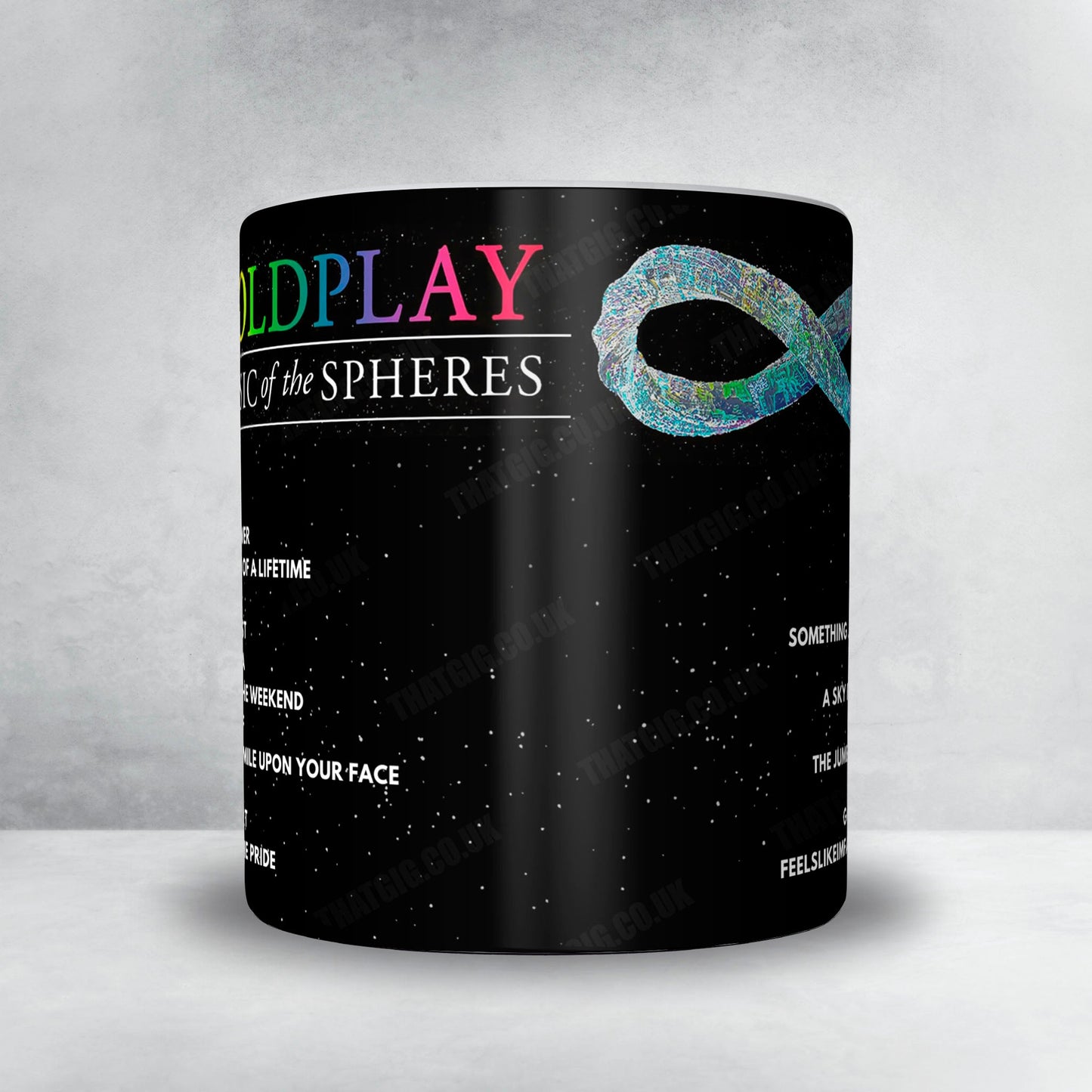 Coldplay Setlist Mug - Narendra Modi Stadium, Ahmedabad - January 25th, 2025
