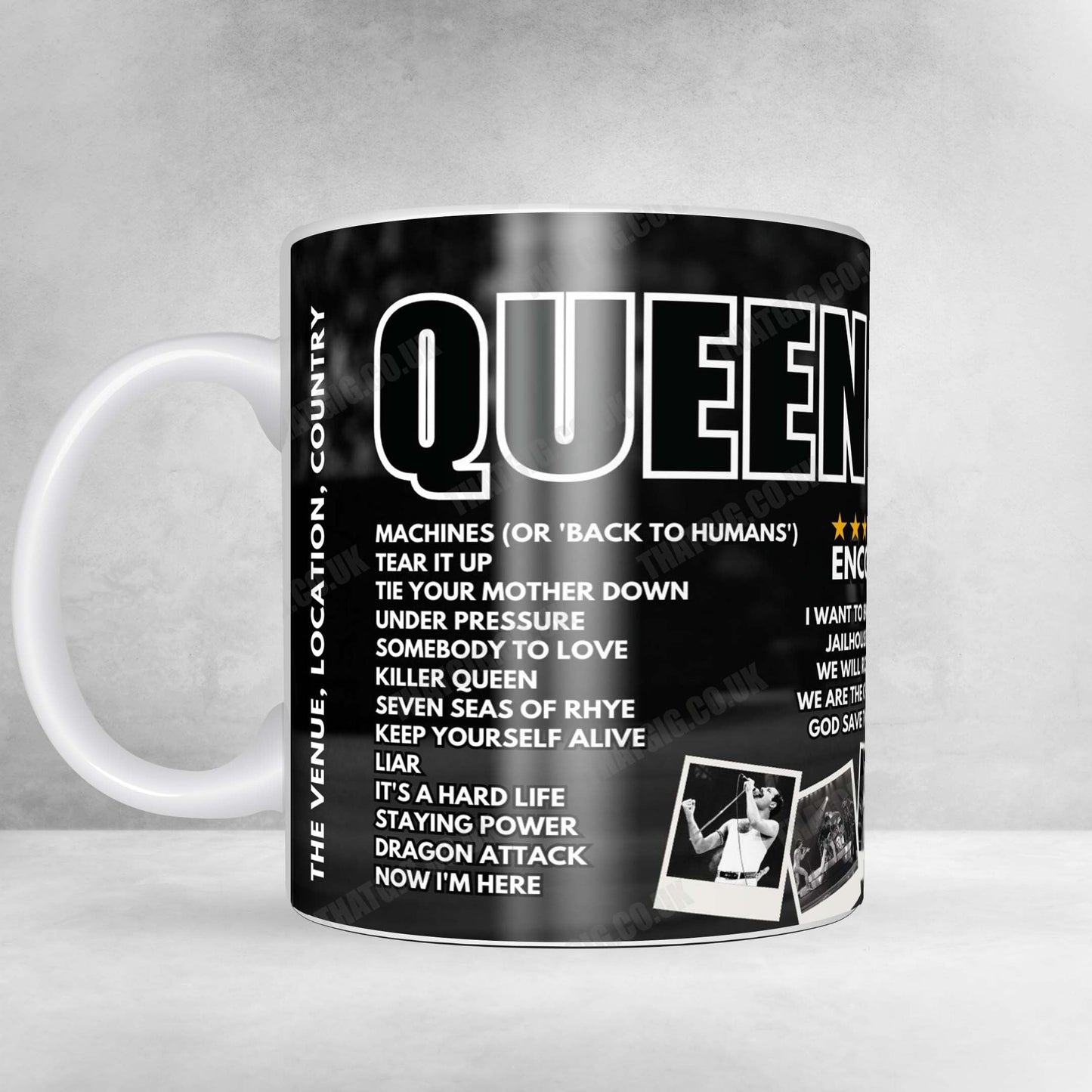 Queen Setlist Poster - Arizona Veterans Memorial Coliseum, Phoenix - September 10th, 1982