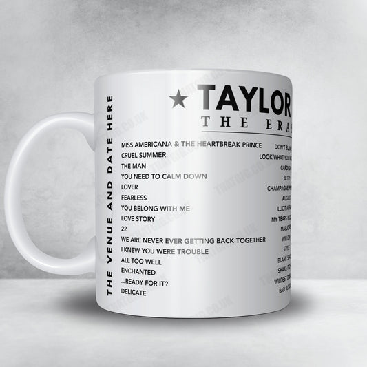 Taylor Swift Setlist Mug - MetLife Stadium, East Rutherford - May 27th, 2023