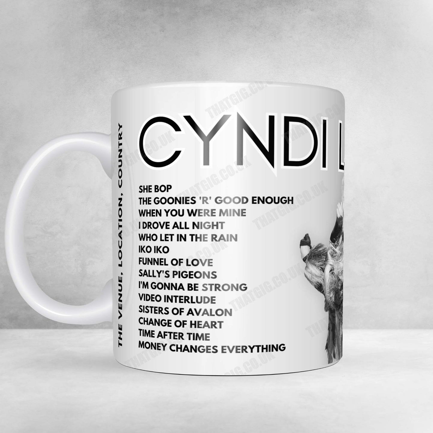 Cyndi Lauper Setlist Poster - United Center, Chicago - December 5th, 2024