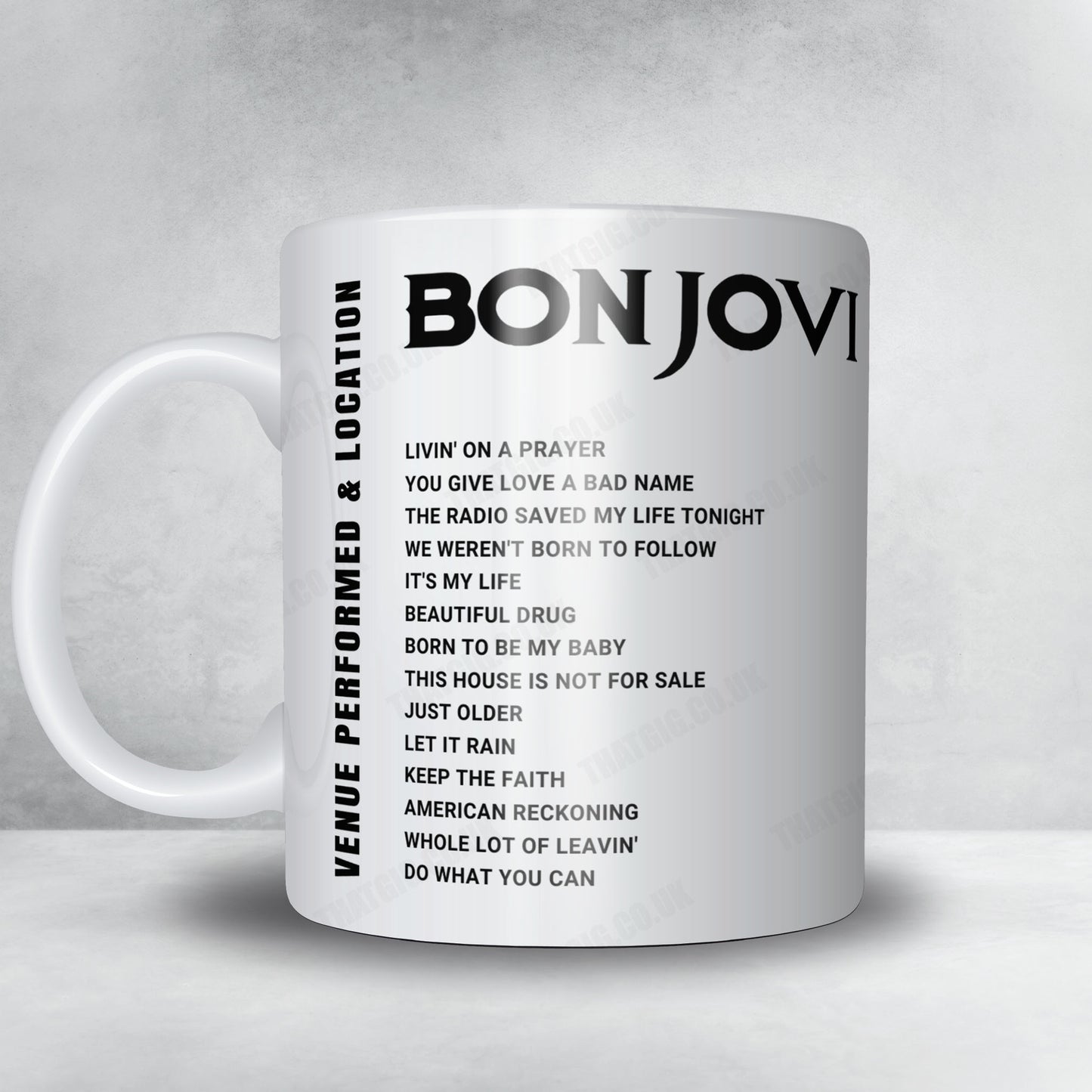 Bon Jovi Setlist Poster - Toyota Center, Houston - April 26th, 2022