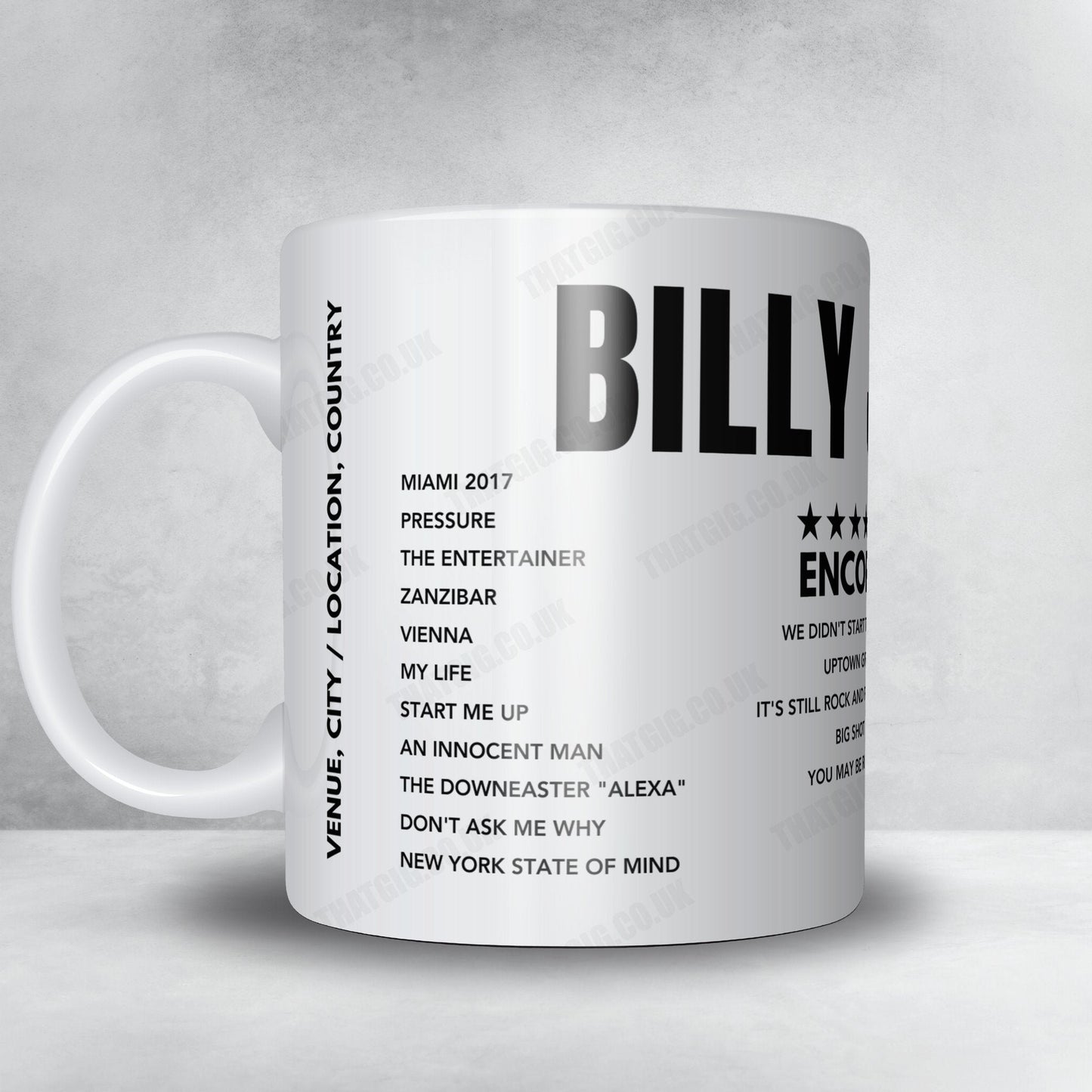Billy Joel Setlist Poster - Madison Square Garden - July 25, 2024