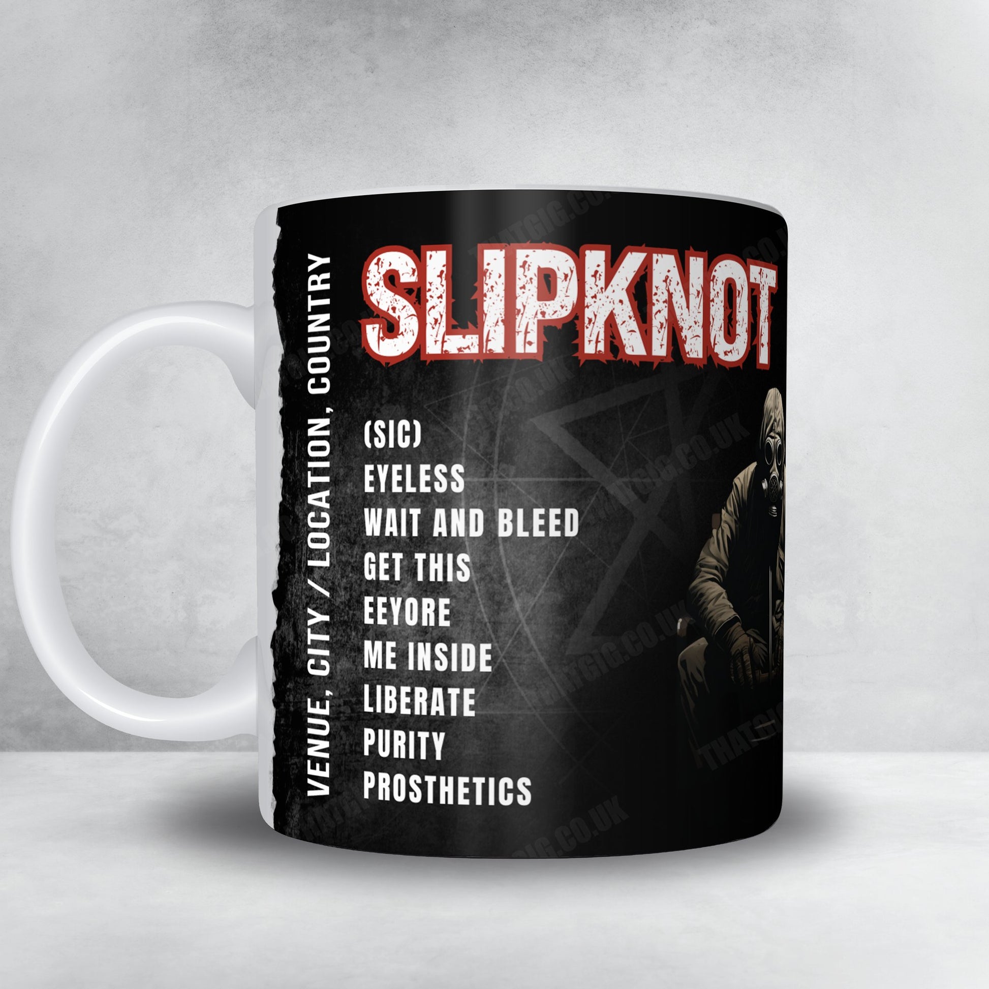 Slipknot Setlist Mug - The O2 Arena, London, England - December 21st, 2024