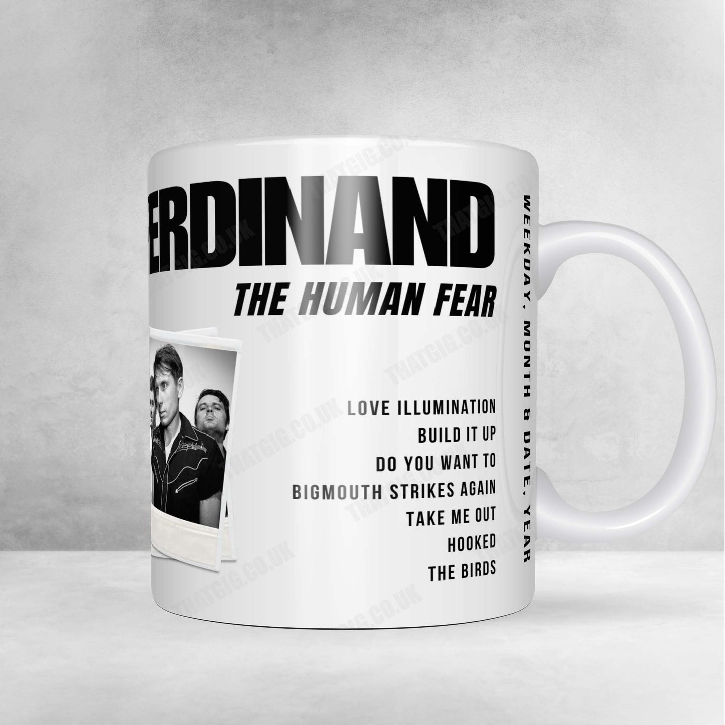 Franz Ferdinand Setlist Poster - Peak District National Park, Pikehall - August 3rd, 2025