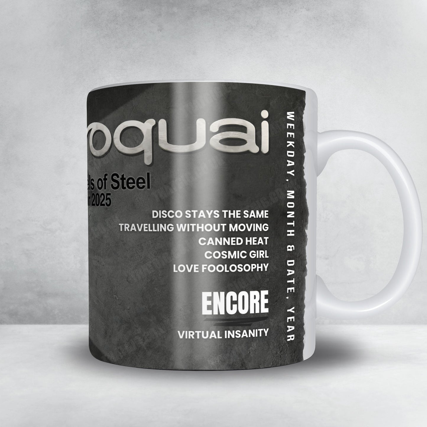 Jamiroquai Setlist Mug - The OVO Hydro, Glasgow - December 3rd, 2025