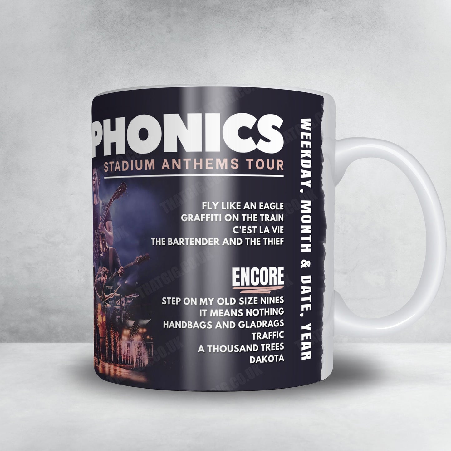 Stereophonics Setlist Poster - Domaine national de Saint-Cloud, France - August 24th, 2025