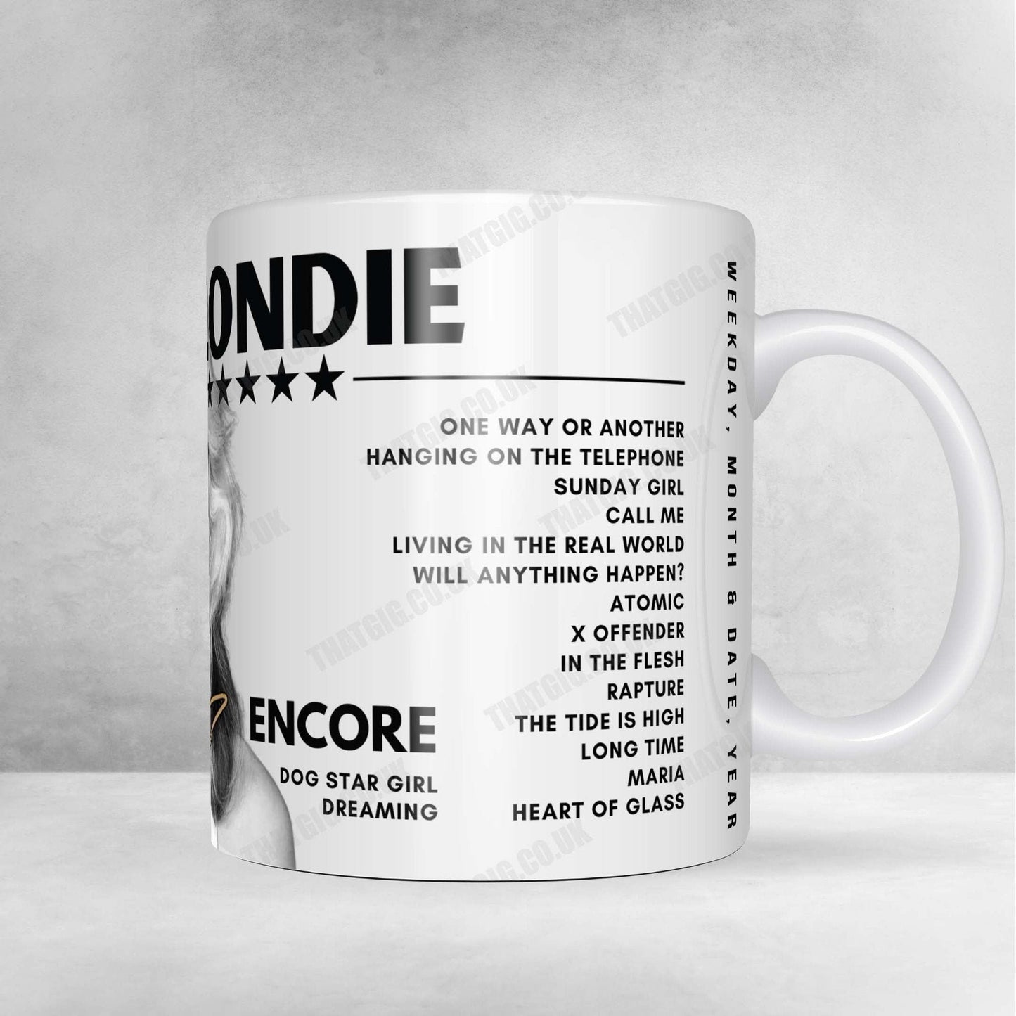Blondie Setlist Poster - Coachella Festival 2023 - April 21st, 2023