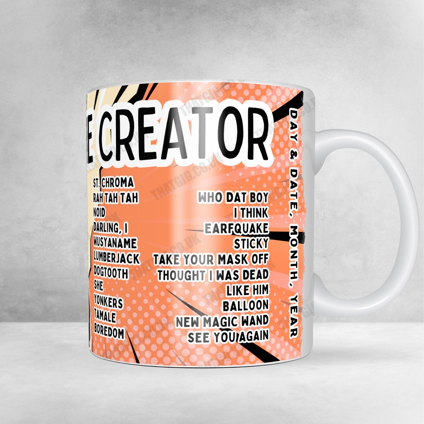 Tyler, The Creator Setlist Poster - The O2 Arena, London - May 19th, 2025