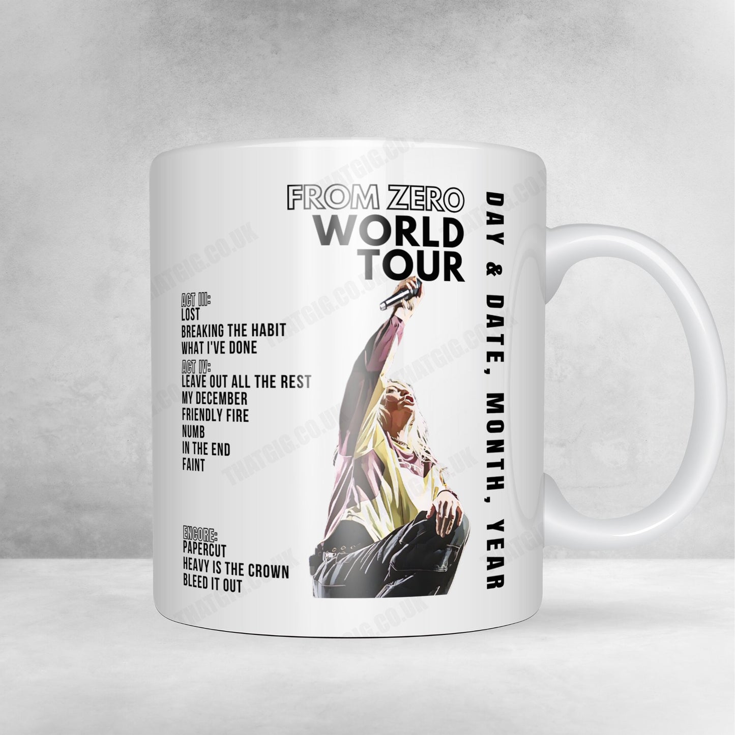 Linkin Park Setlist Mug - Barclays Arena, Hamburg, Germany - September 22nd, 2024