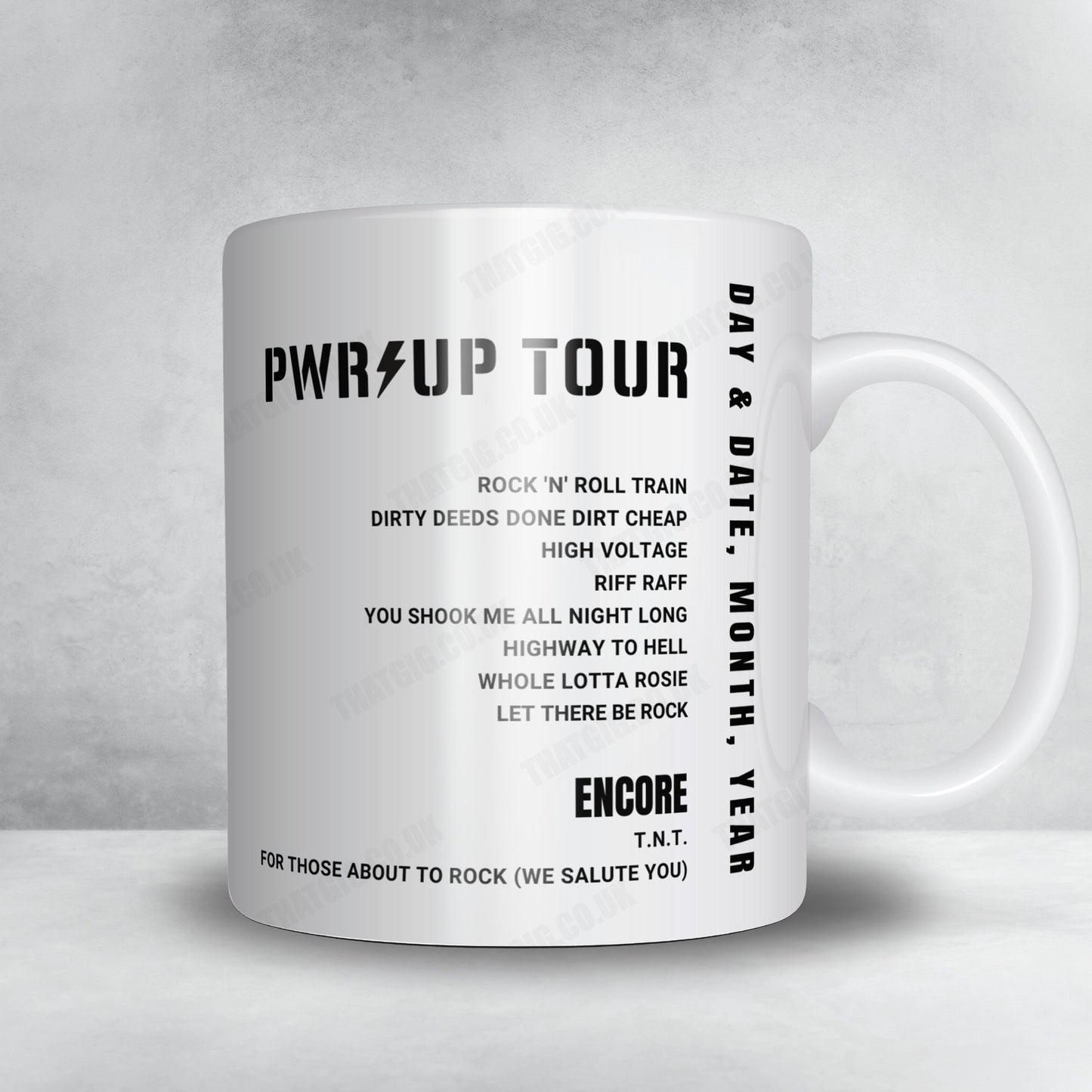 AC/DC Setlist Mug - Acrisure Stadium, Pittsburgh - May 8th, 2025