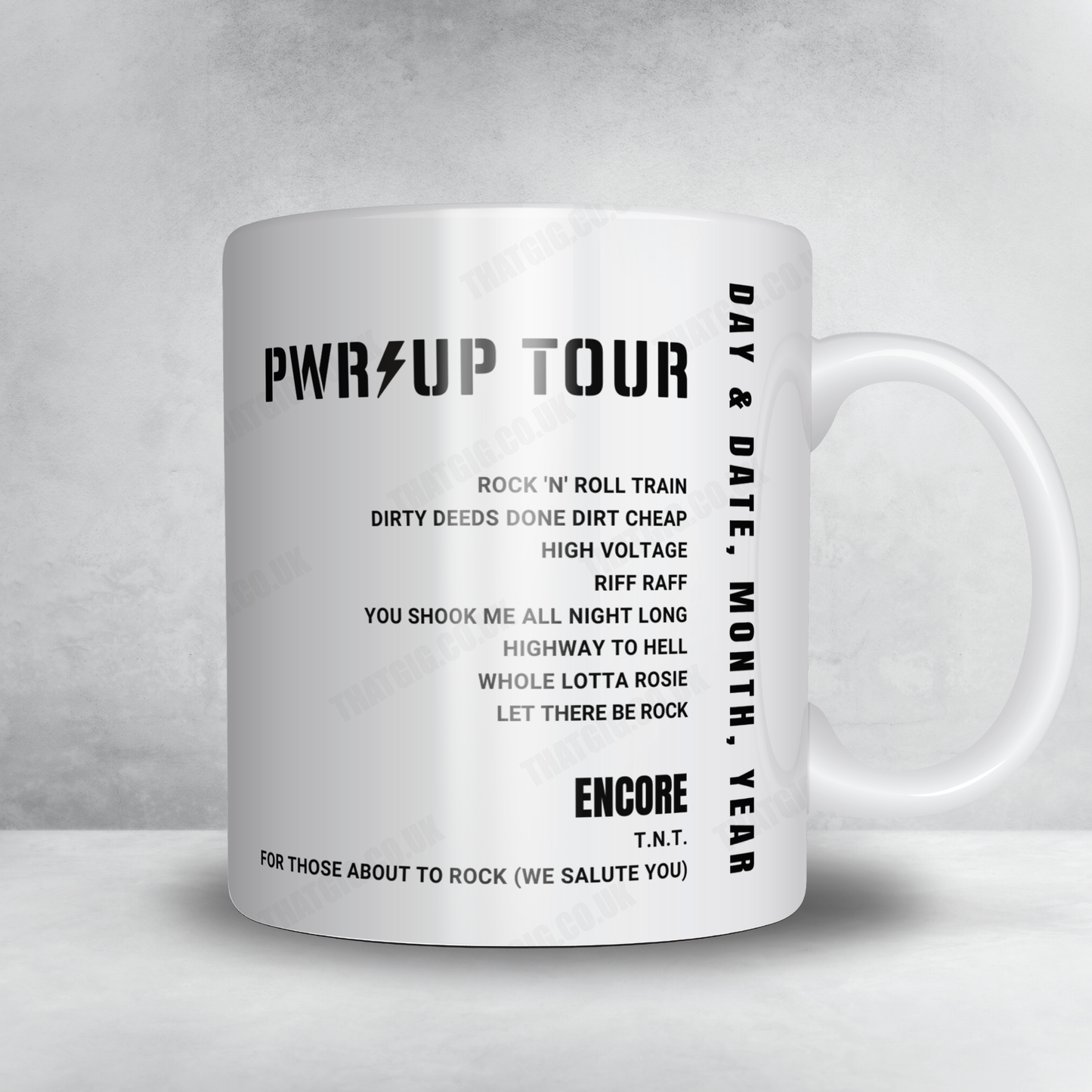 AC/DC Setlist Mug - Estadio La Cartuja de Sevilla, Seville - May 29th, 2024