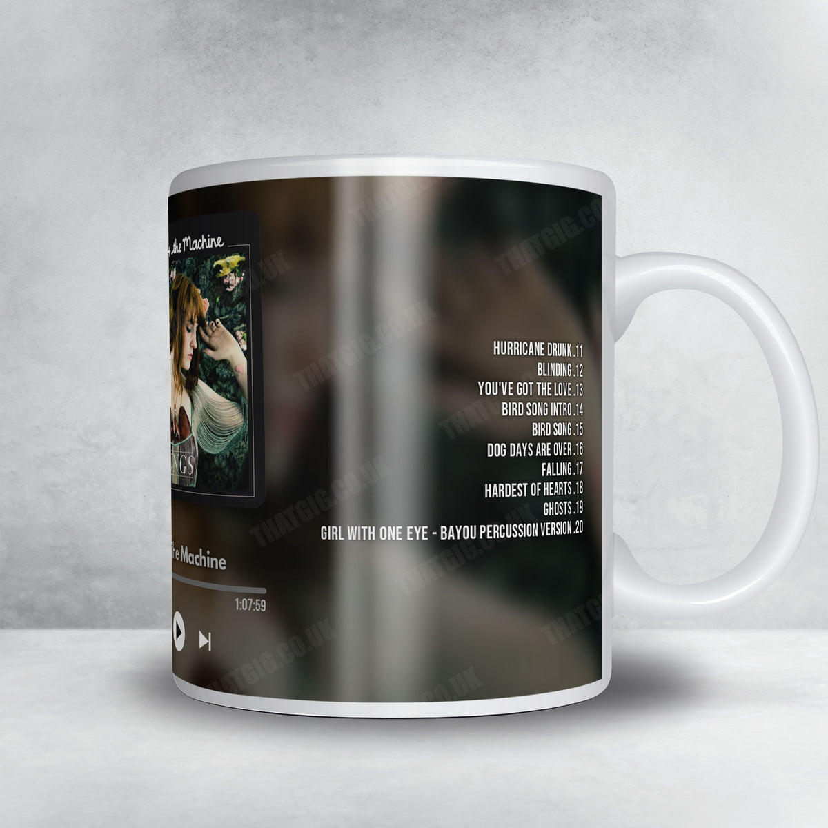 Florence + The Machine "Lungs" Album Mug - Now Playing