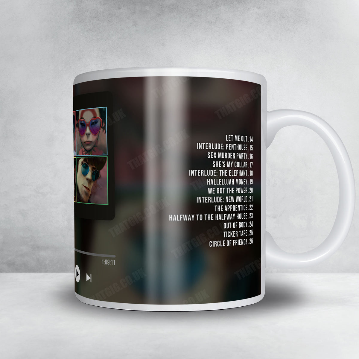 Gorillaz "Humanz" Album Mug - Now Playing