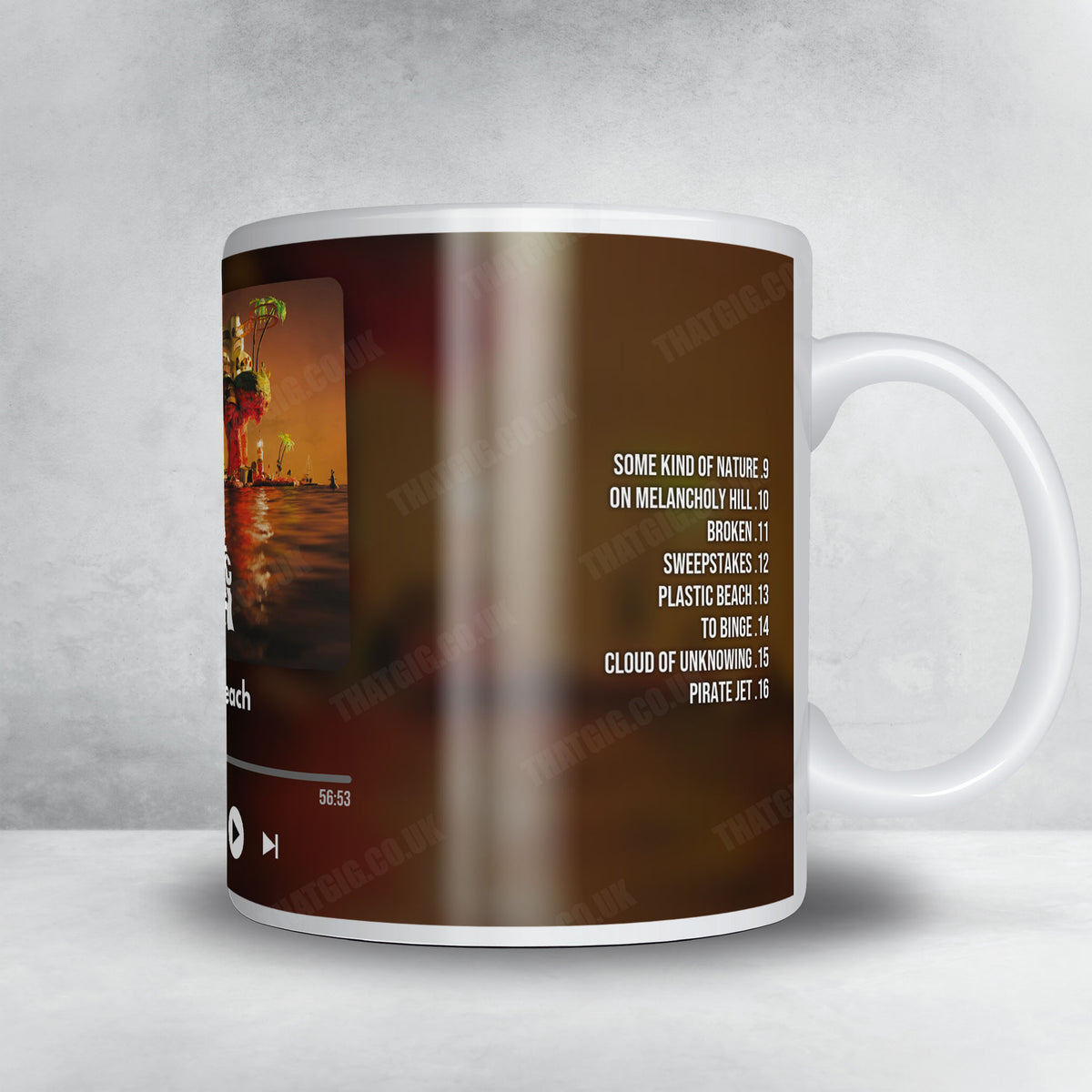 Gorillaz "Plastic Beach" Album Mug - Now Playing