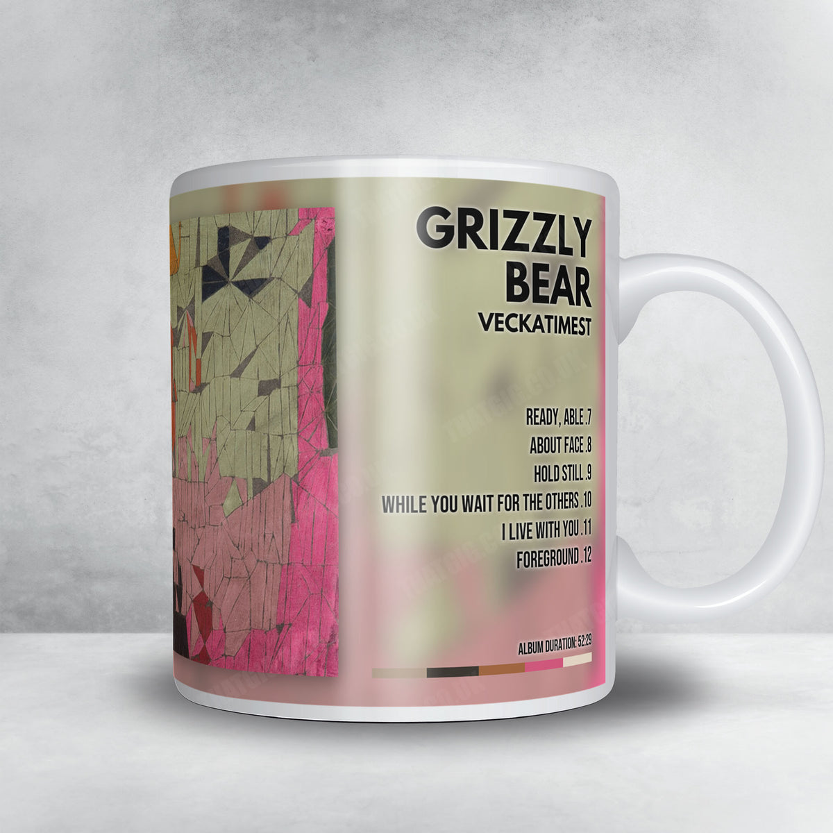 Grizzly Bear "Veckatimest" Album Mug - Full Colour