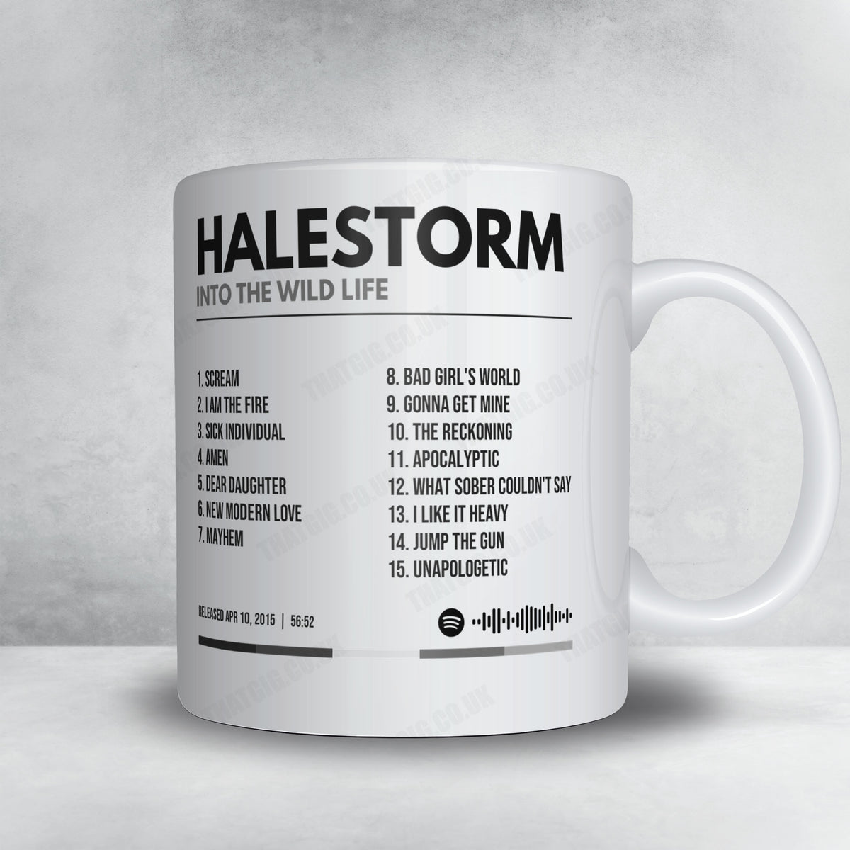 Halestorm "Into the Wild Life" Album Mug - Minimal