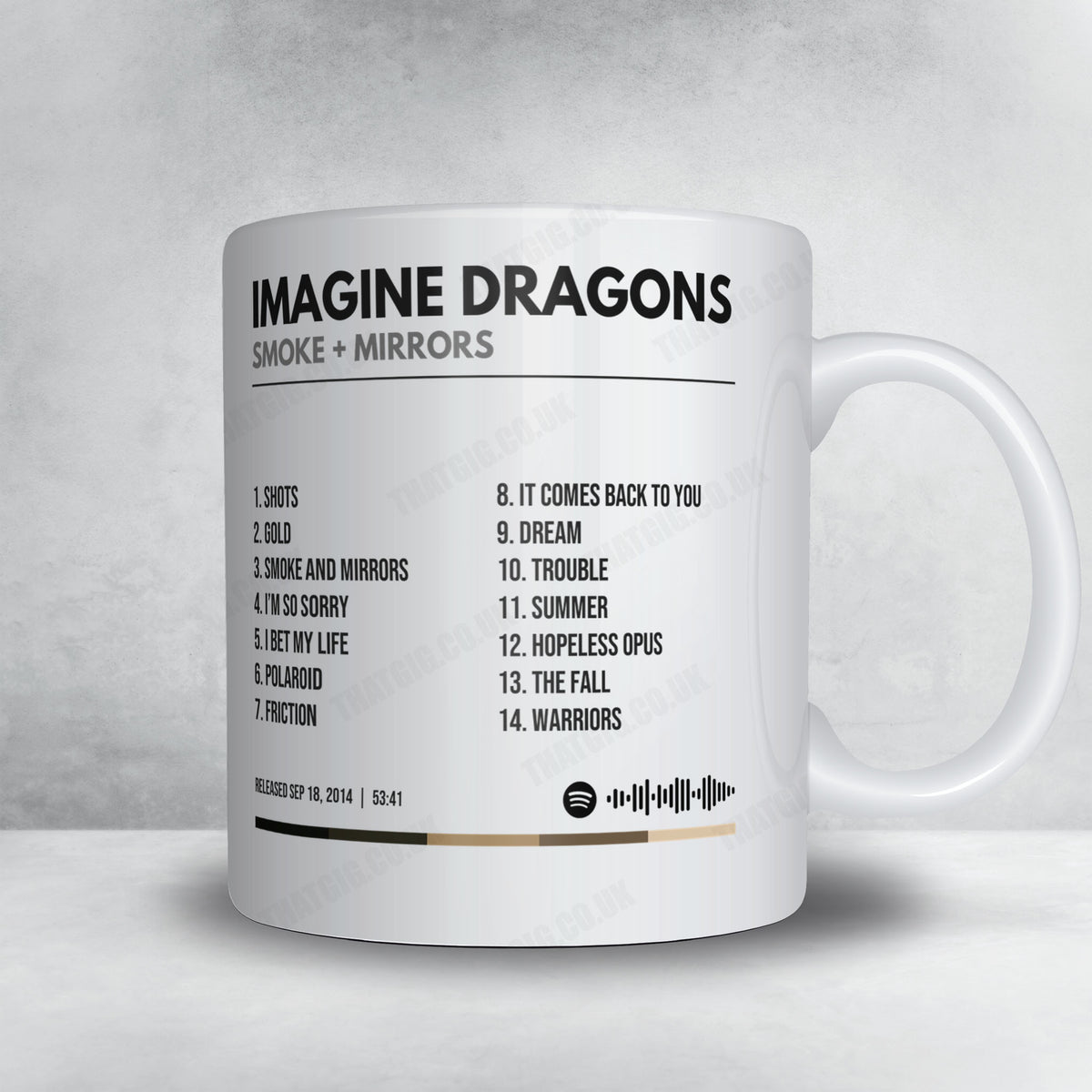 Imagine Dragons "Smoke + Mirrors" Album Mug - Minimal