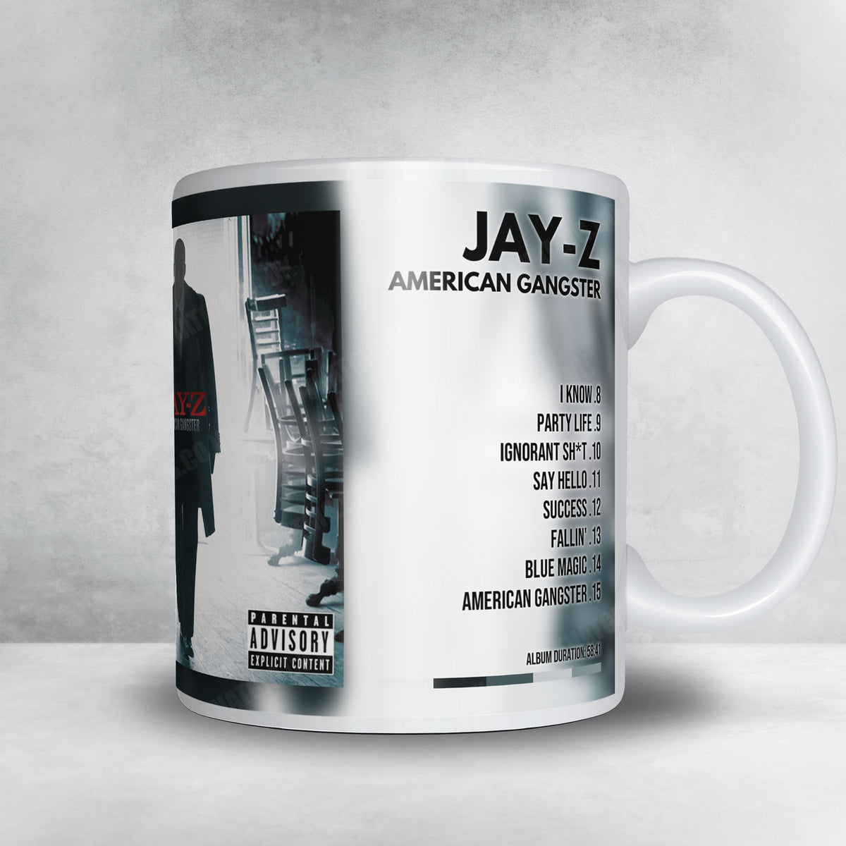 Jay-Z "American Gangster" Album Mug - Full Colour
