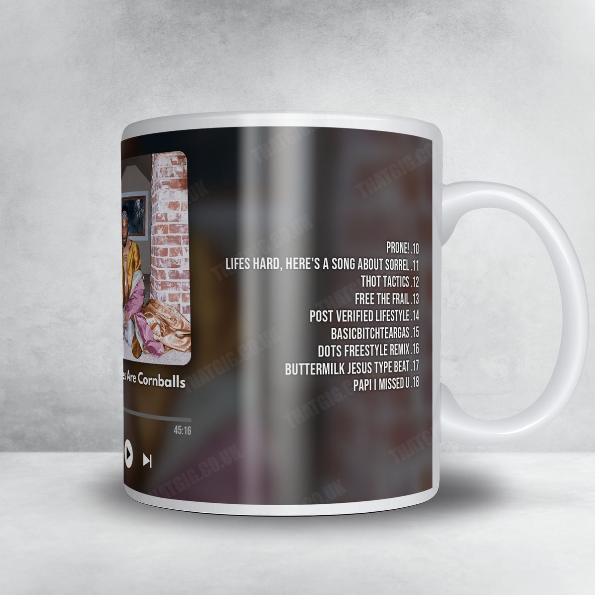 Jpegmafia "All My Heroes Are Cornballs" Album Mug - Now Playing