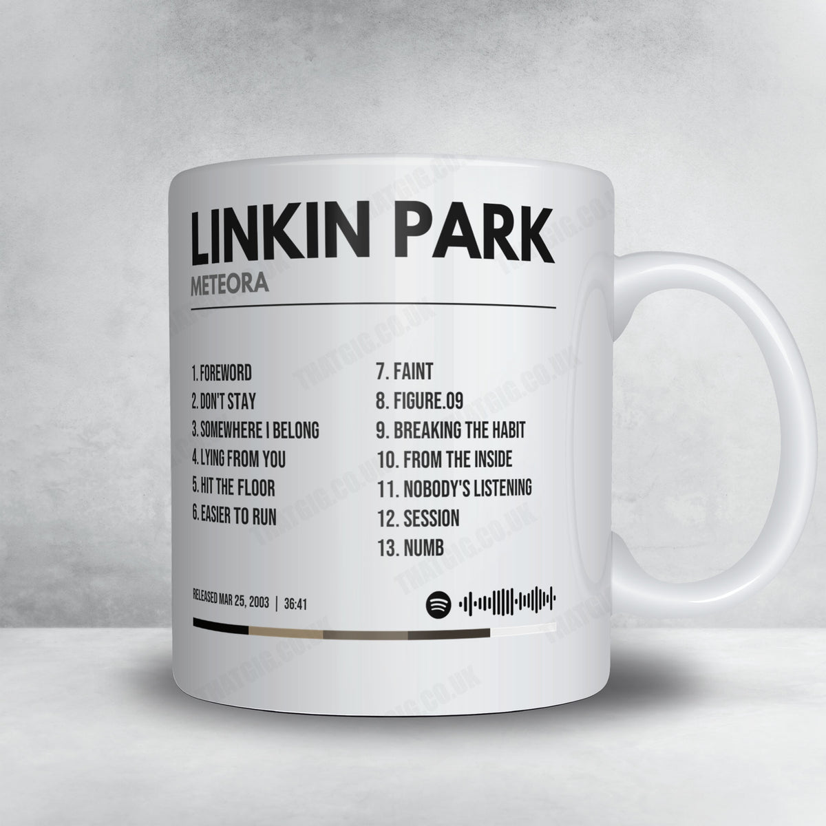 Linkin Park "Meteora" Album Mug - Minimal