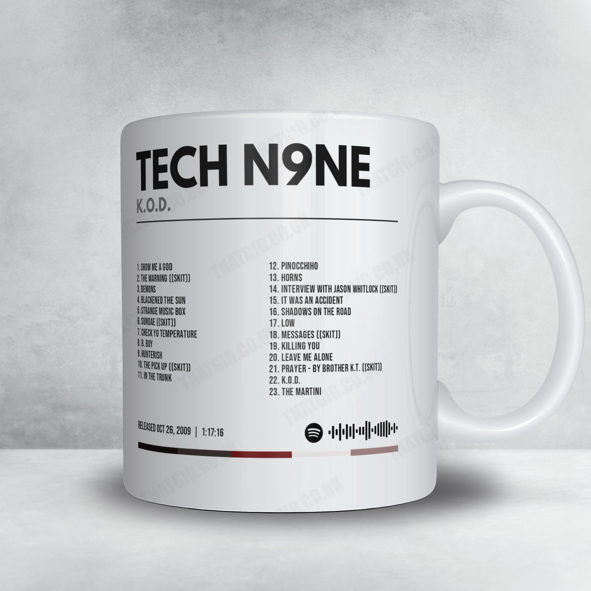 Tech N9ne "K.O.D." Album Mug - Minimal
