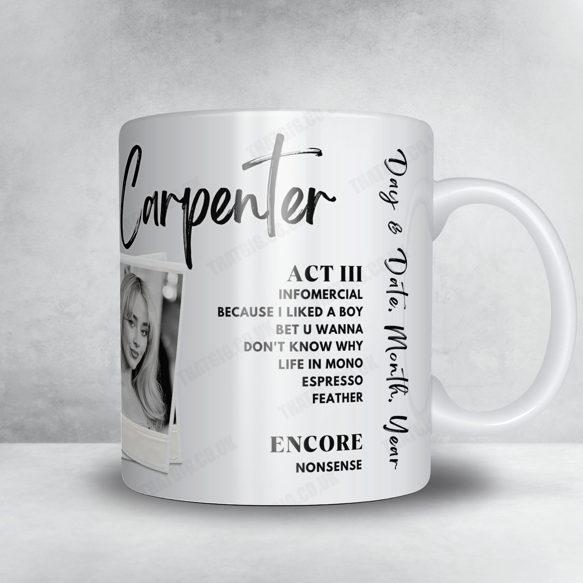 Sabrina Carpenter Setlist Poster - Kia Forum, Inglewood, CA, USA - November 18th, 2024