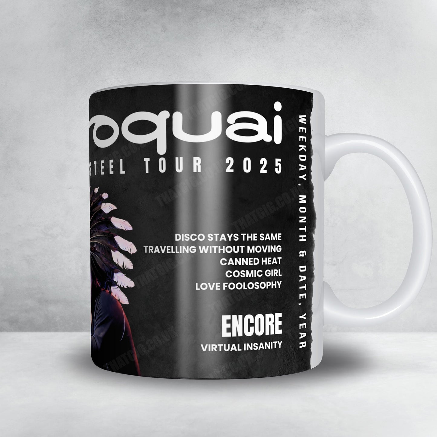 Jamiroquai Setlist Poster - LDLC Arena, Décines-Charpieu - November 8th, 2025