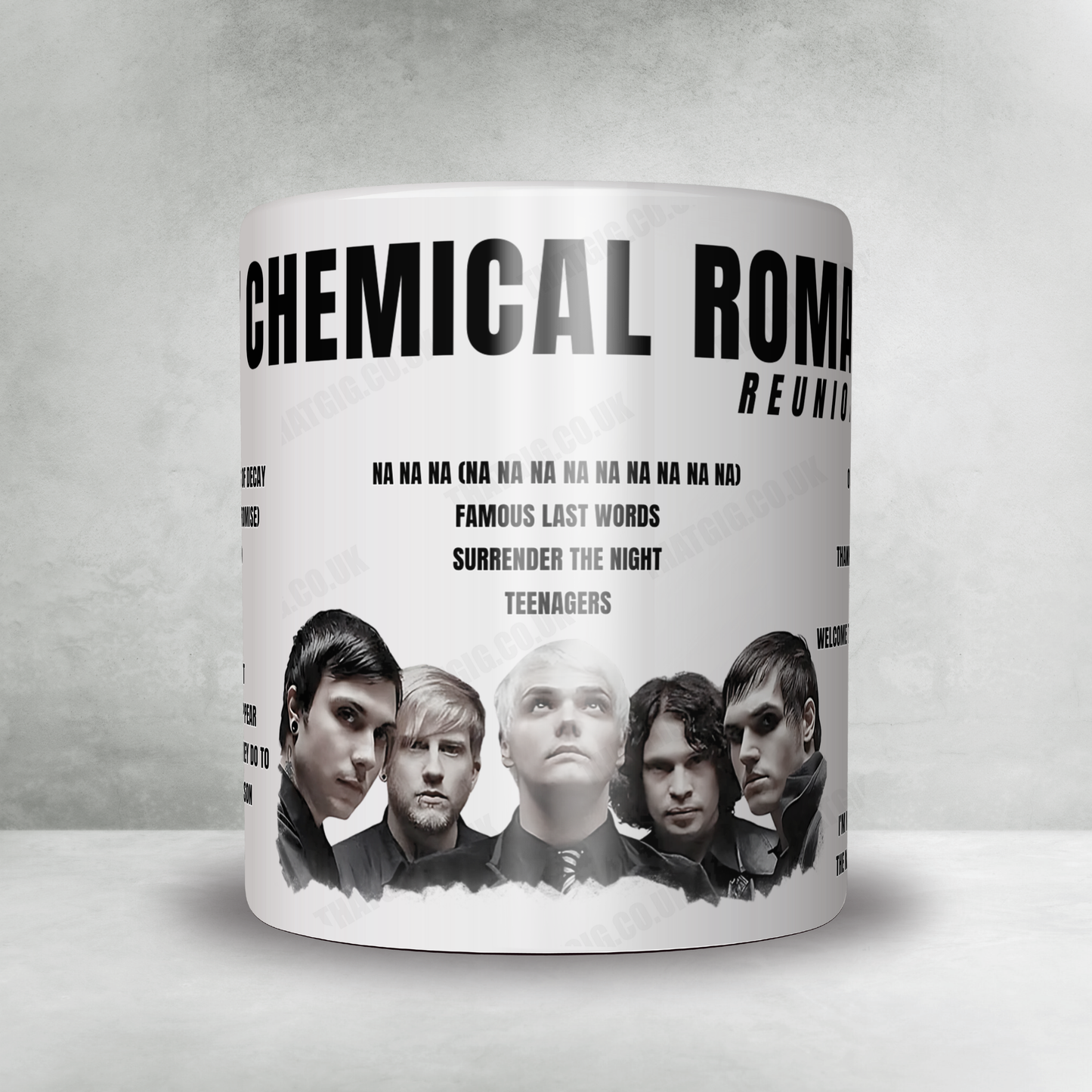 My Chemical Romance Setlist Mug - FLA Live Arena, Sunrise - September 24th, 2022