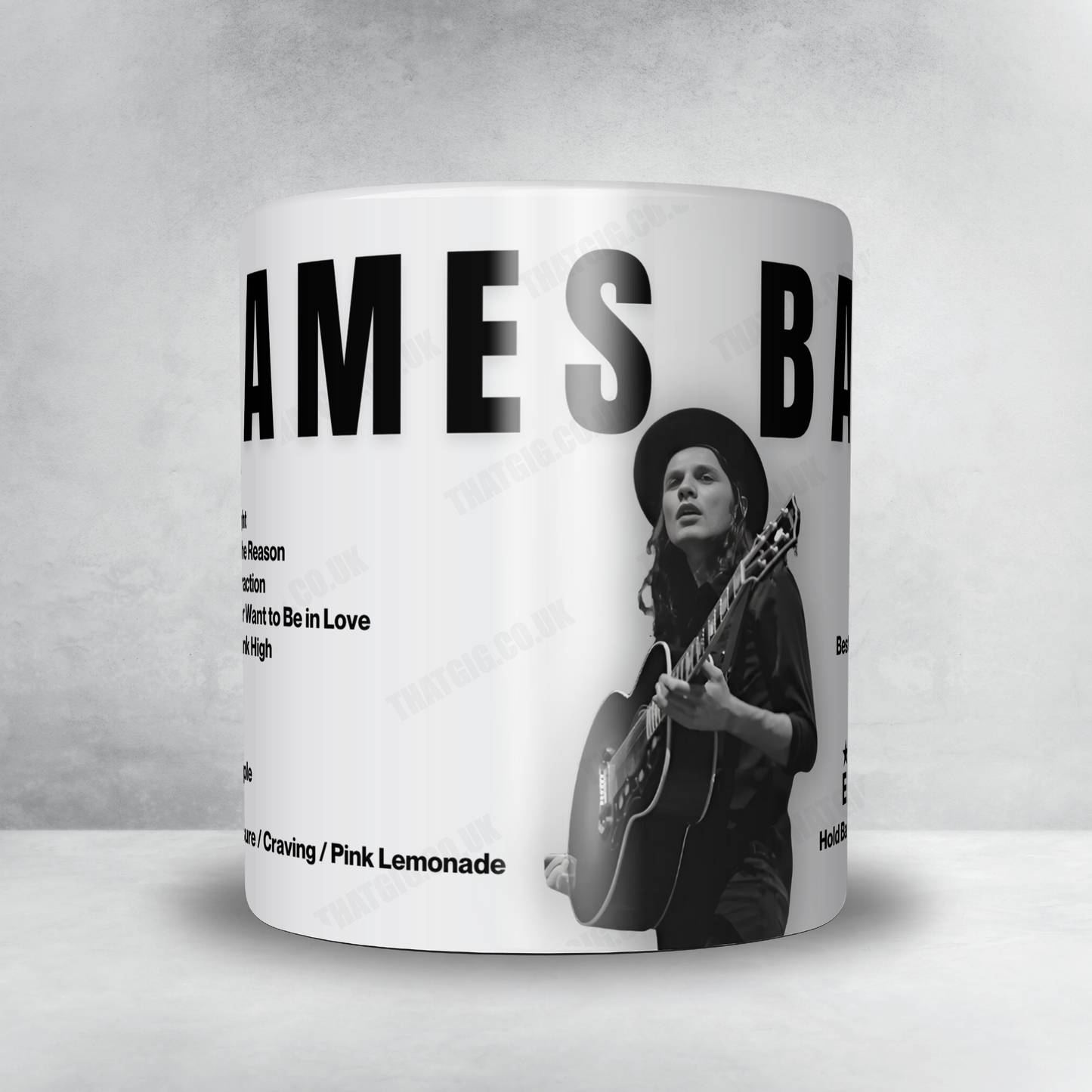 James Bay Setlist Mug - Flugplatz Birrfeld, Raiffeisen Lupfig - June 4th, 2022