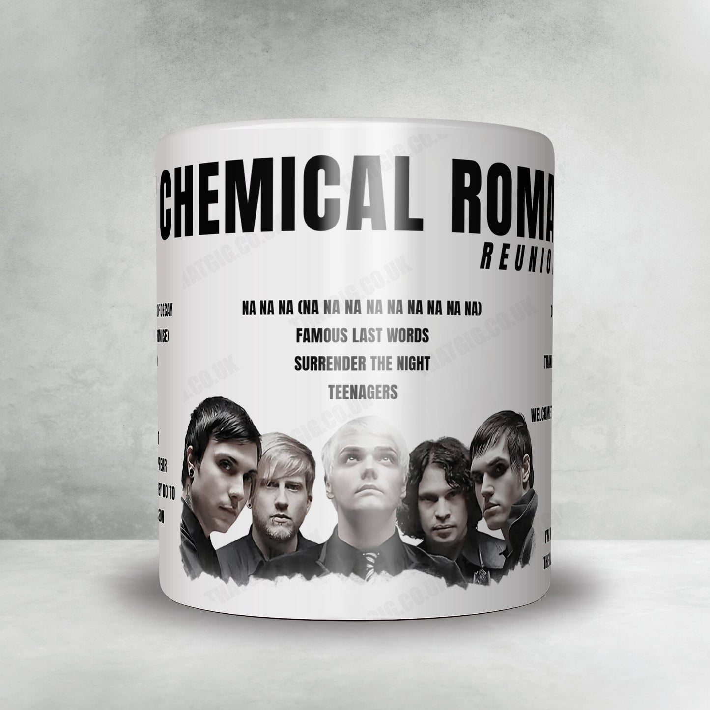 My Chemical Romance Setlist Mug - Brisbane Entertainment Centre, Brisbane - March 14th, 2023