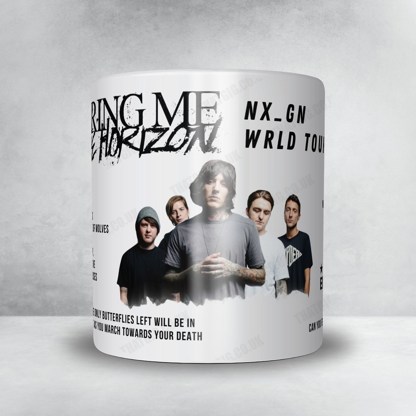 Bring Me the Horizon Setlist Poster - BleauLive Theater, Las Vegas - April 26th, 2024