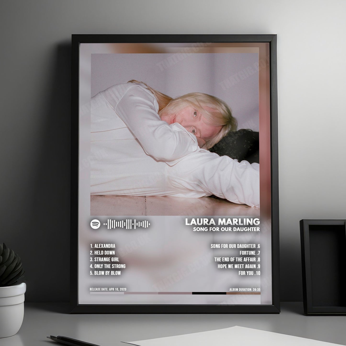 Laura Marling "Song For Our Daughter" Album Cover Poster - with Complete Tracklist