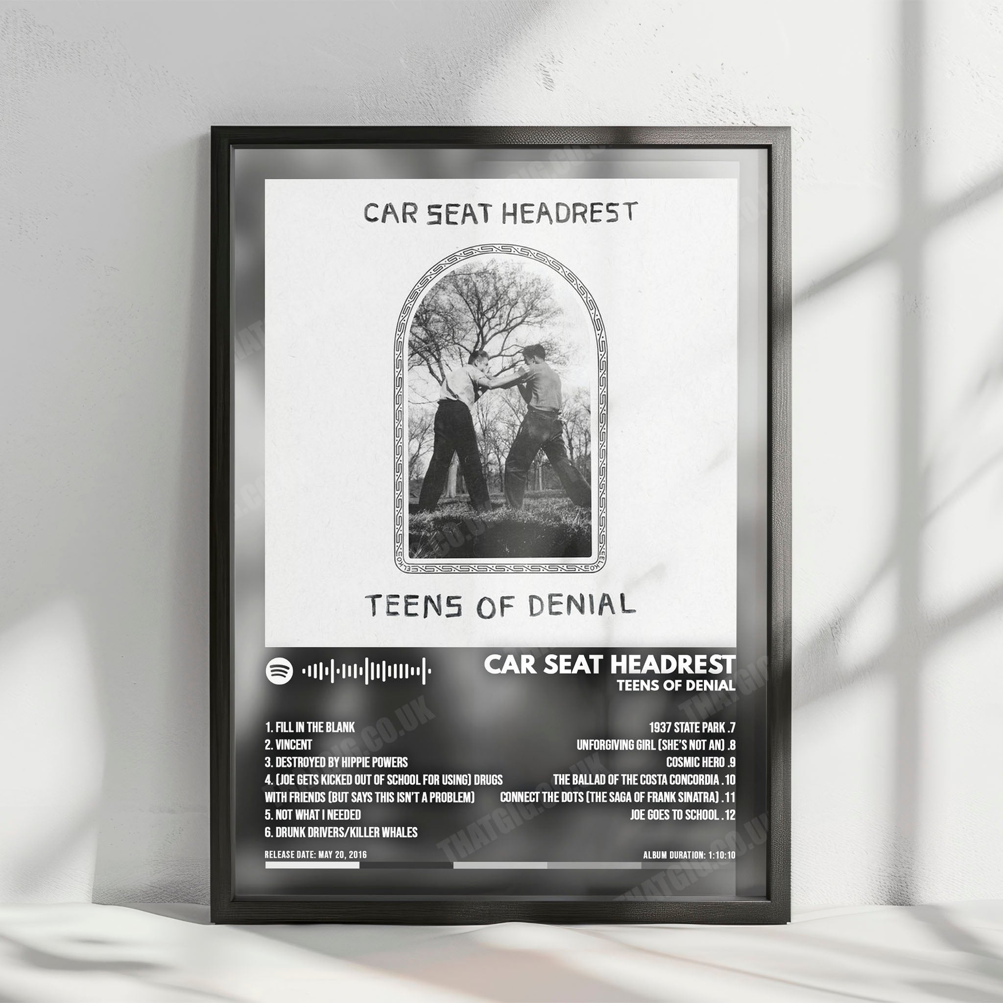 Car Seat Headrest "Teens Of Denial" Album Cover Poster  That Gig