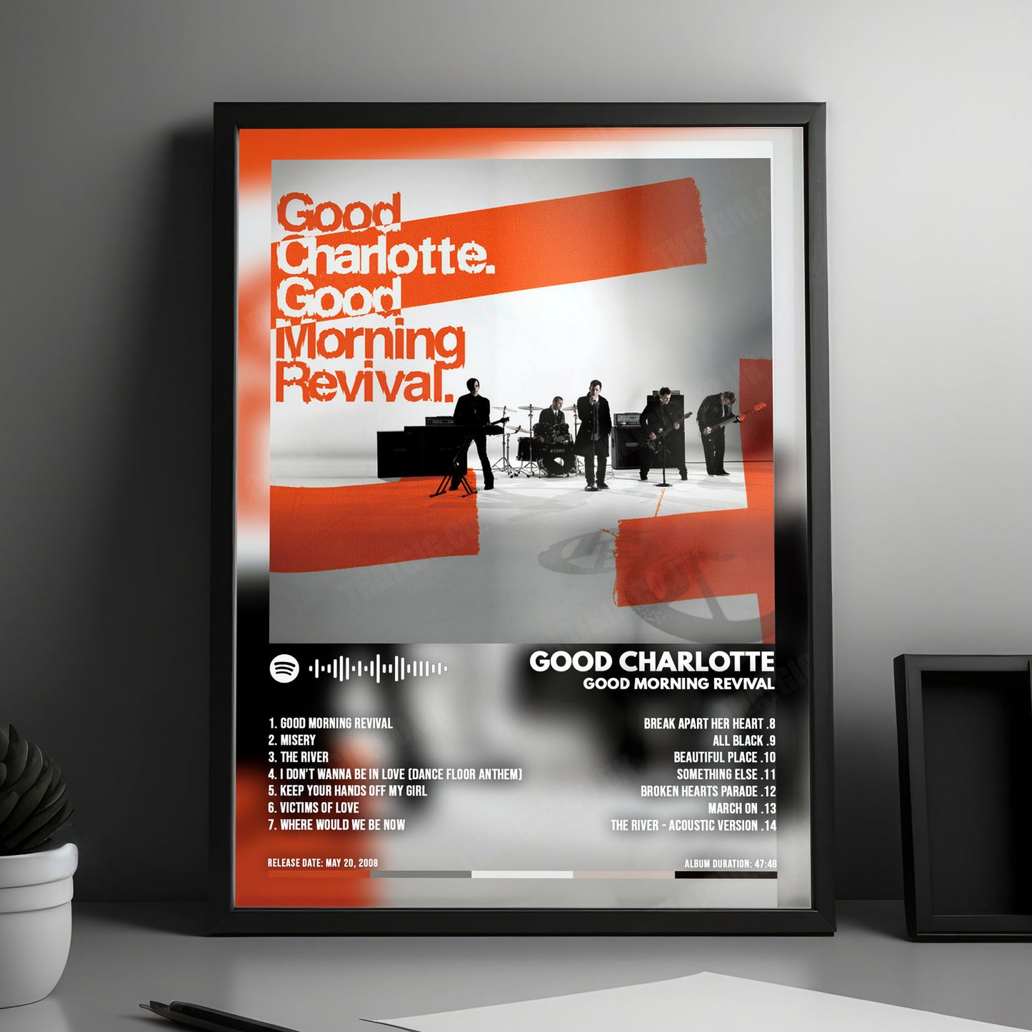 Good Charlotte "Good Morning Revival " Album Cover Poster - with Complete Tracklist