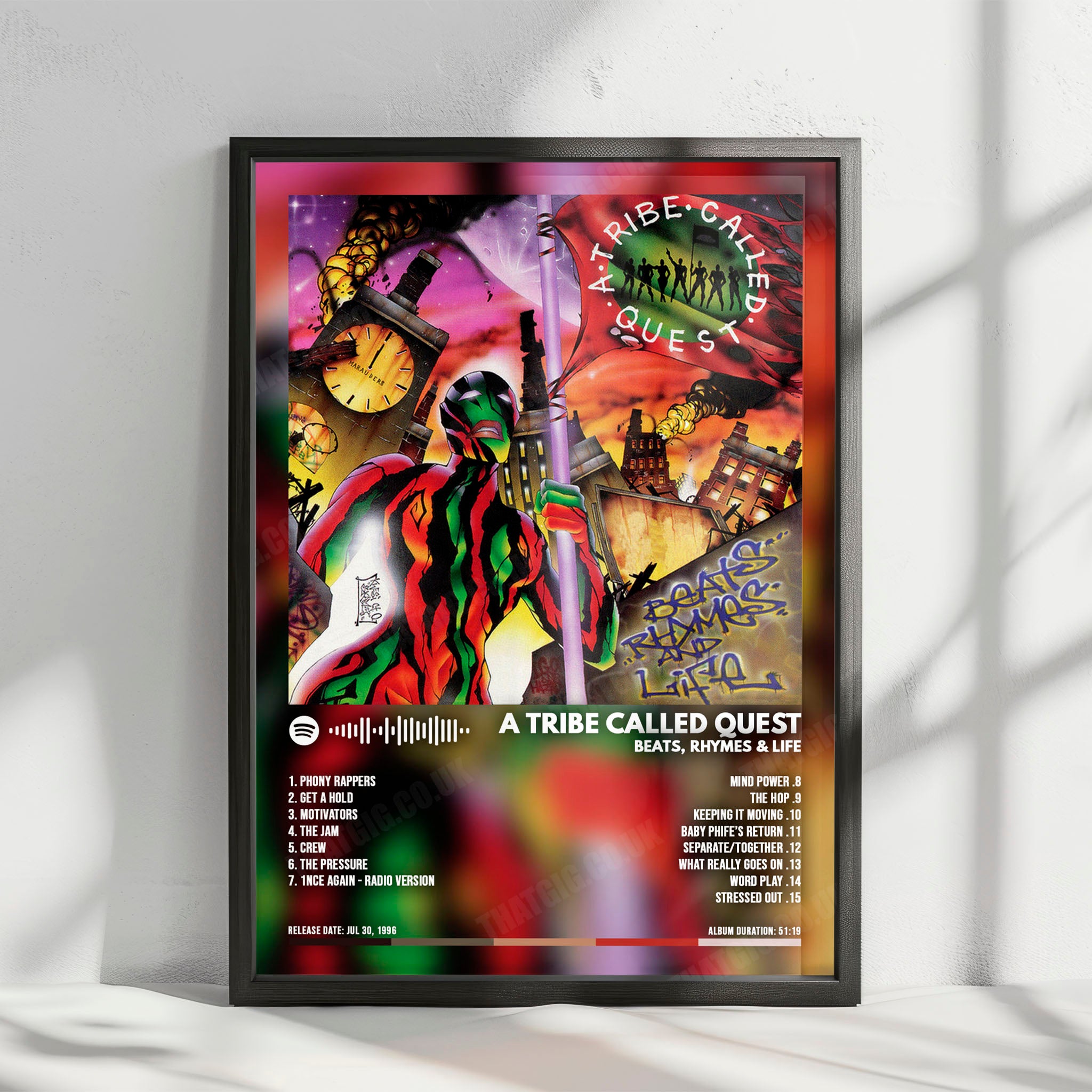 A Tribe Called Quest Beats Rhymes Life Album Cover Poster That Gig A Tribe Called Quest Beats Rhymes Life Album Cover Poster That Gig