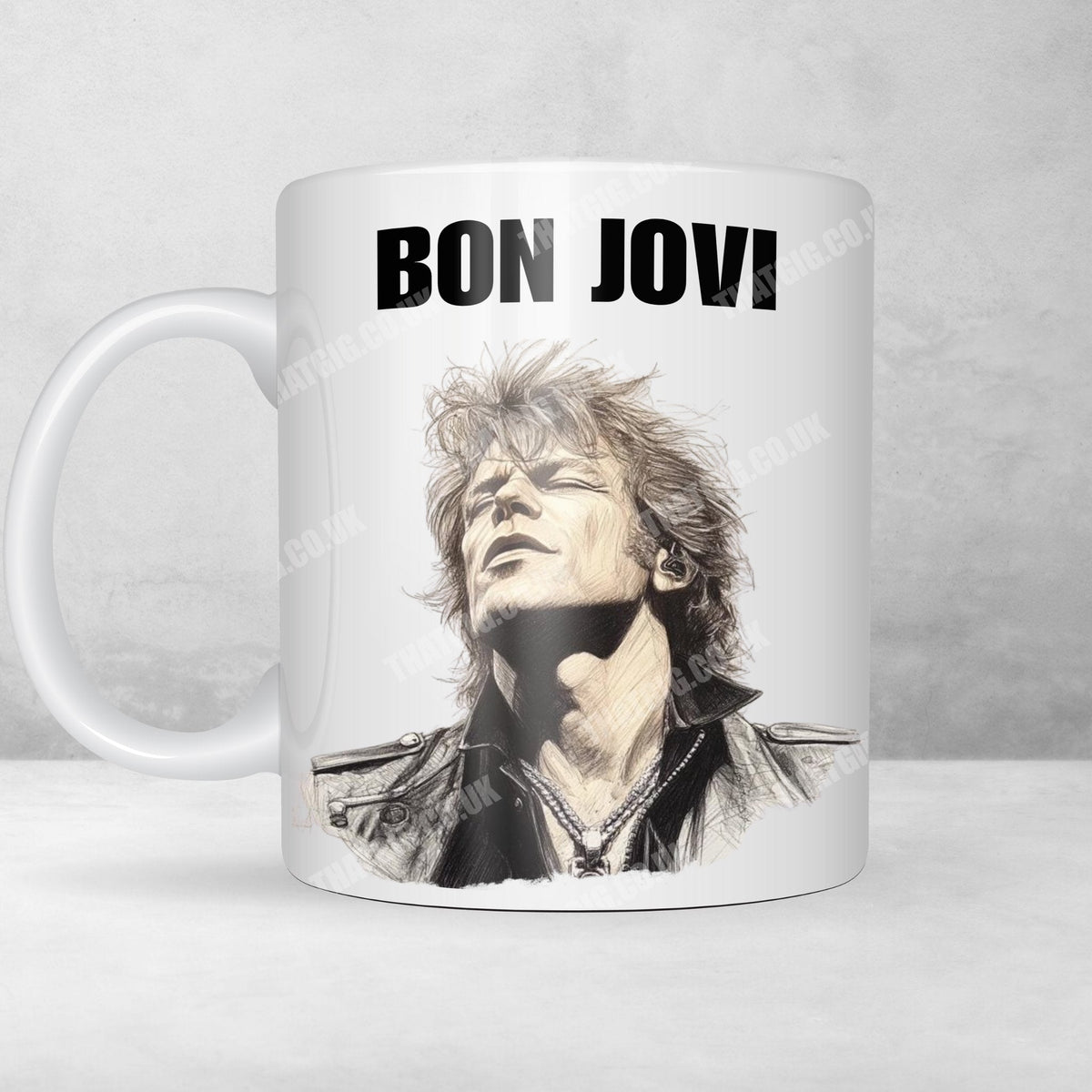 Bon Jovi setlist mug