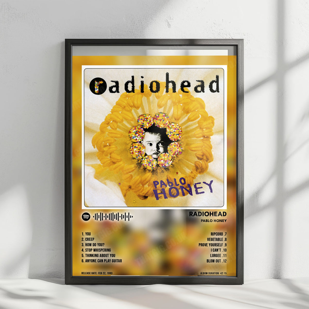 Radiohead album cover poster