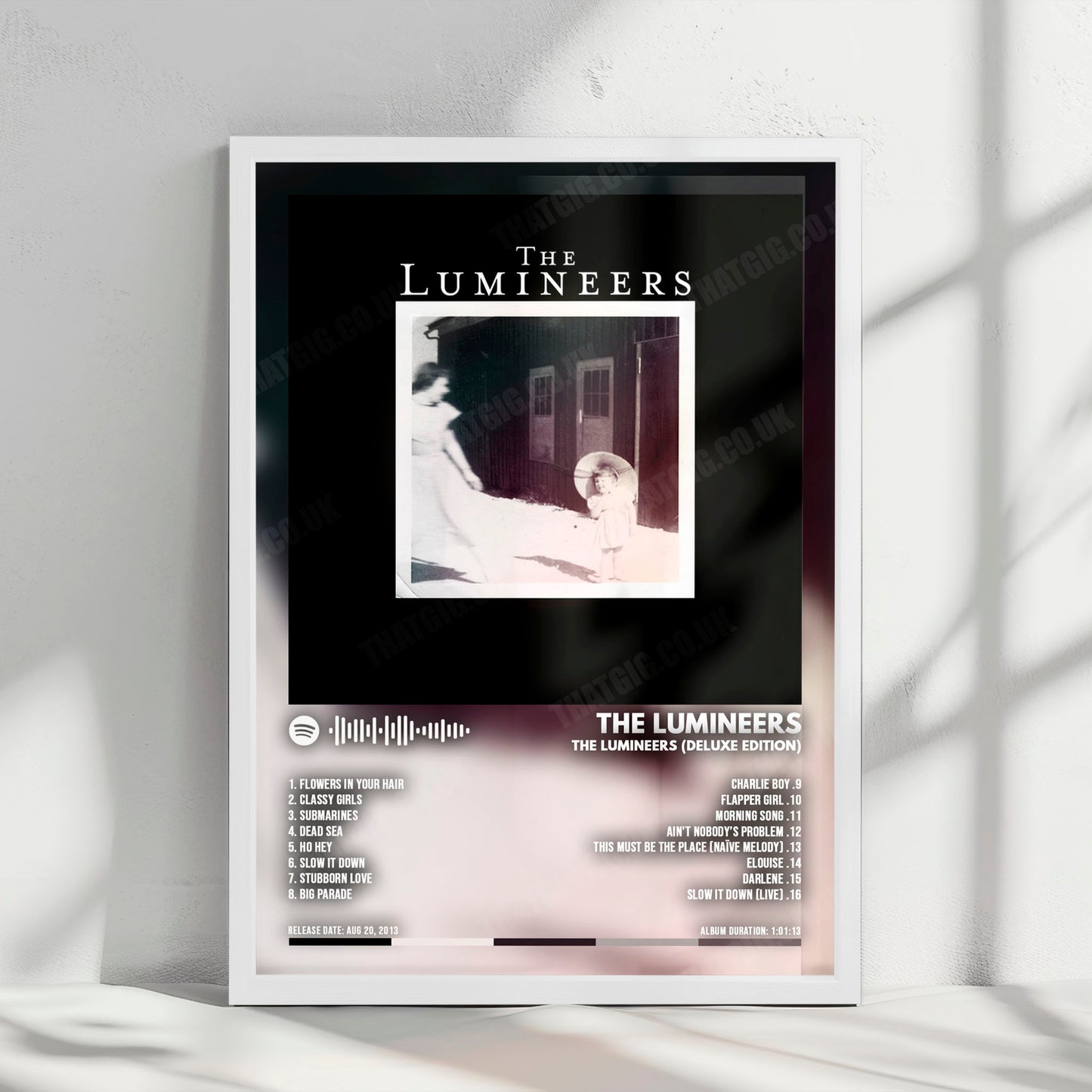 The Lumineers "The Lumineers (Deluxe Edition)" Album Cover Poster - with Complete Tracklist